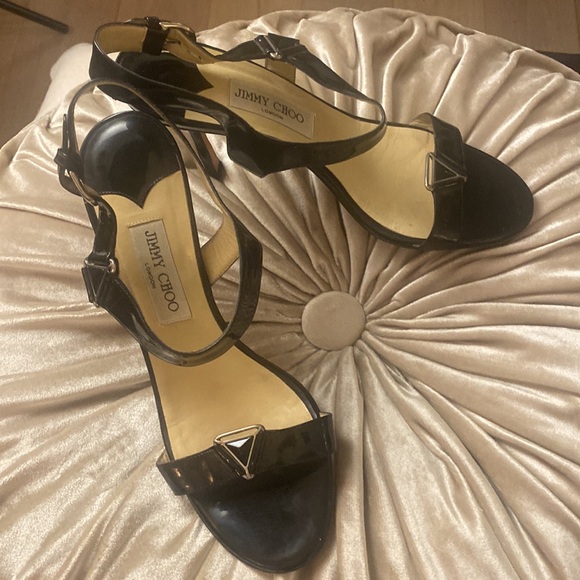 Jimmy Choo Black Women's Sandals Heels - strap
40 EU 9.5 & 10 US Gorgeous Shoes - Picture 3 of 9
